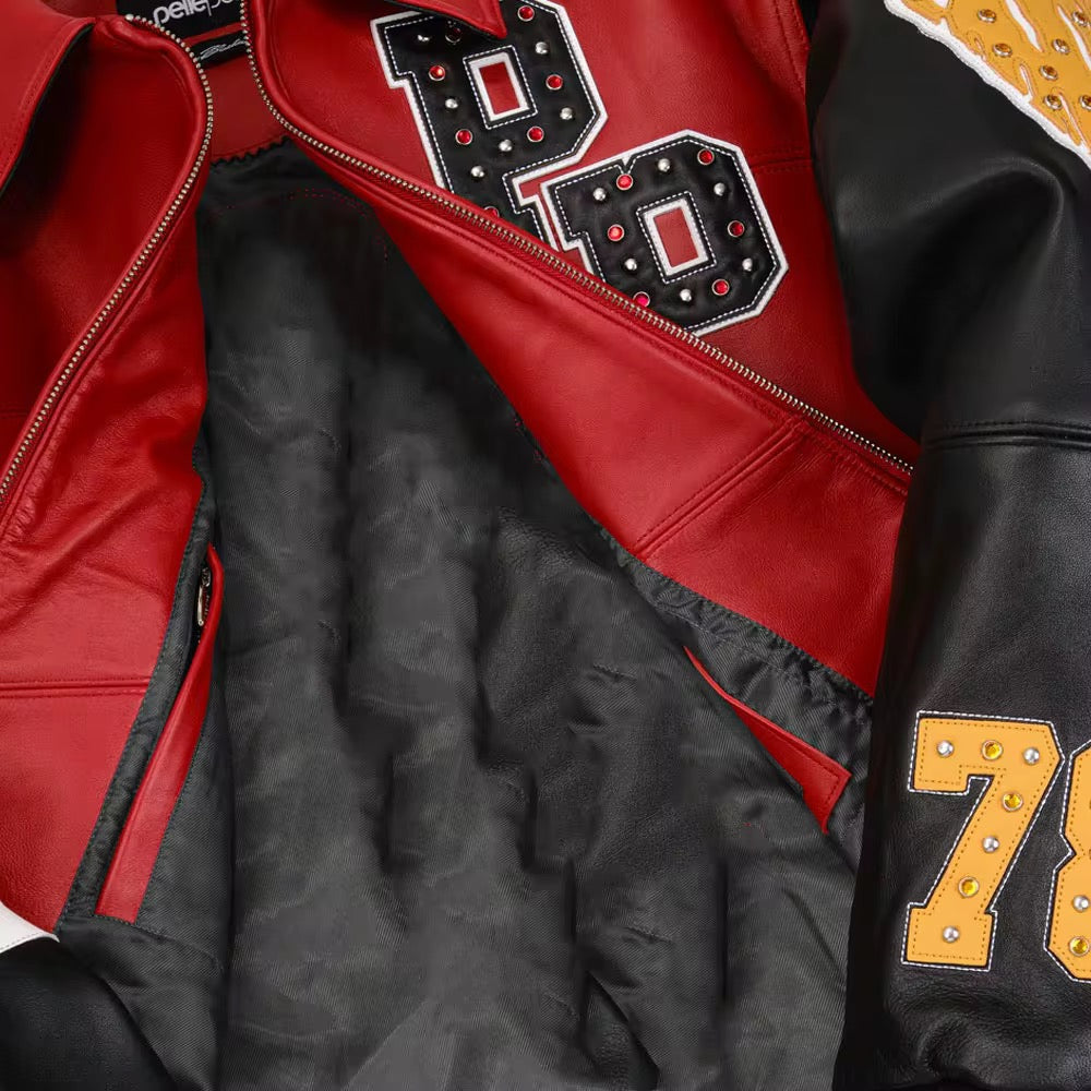 Men’s Leather Jacket Red